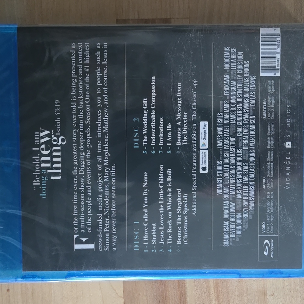 The Chosen Season One Blu-ray (new) - Picture 2 of 3